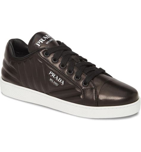 prada quilted low top sneaker|Prada downtown low top sneakers.